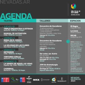 Nevadas 2024: conocé la programación del encuentro